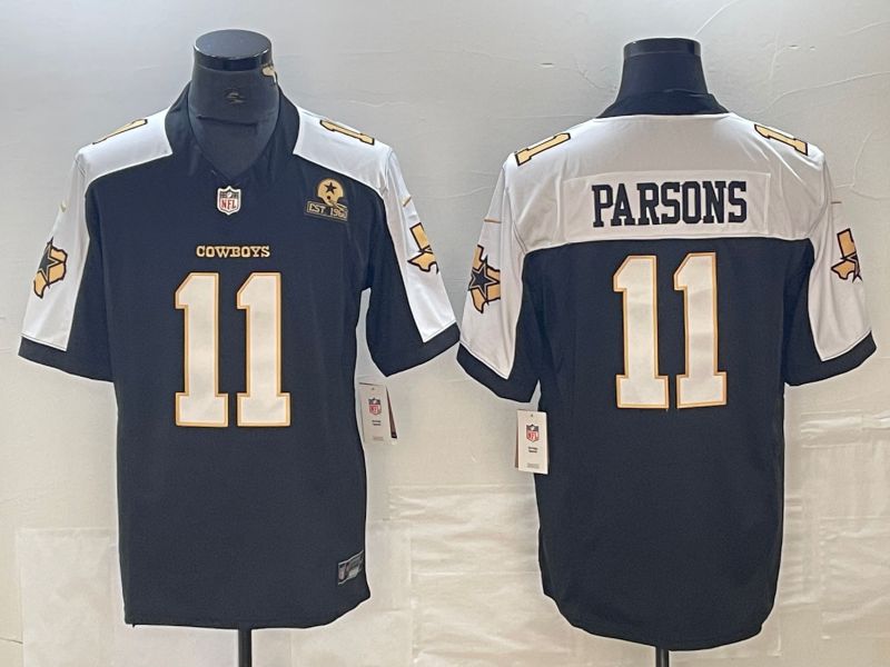 Men Dallas Cowboys #11 Parsons Blue Nike Vapor Limited NFL Jersey style 9->houston astros->MLB Jersey